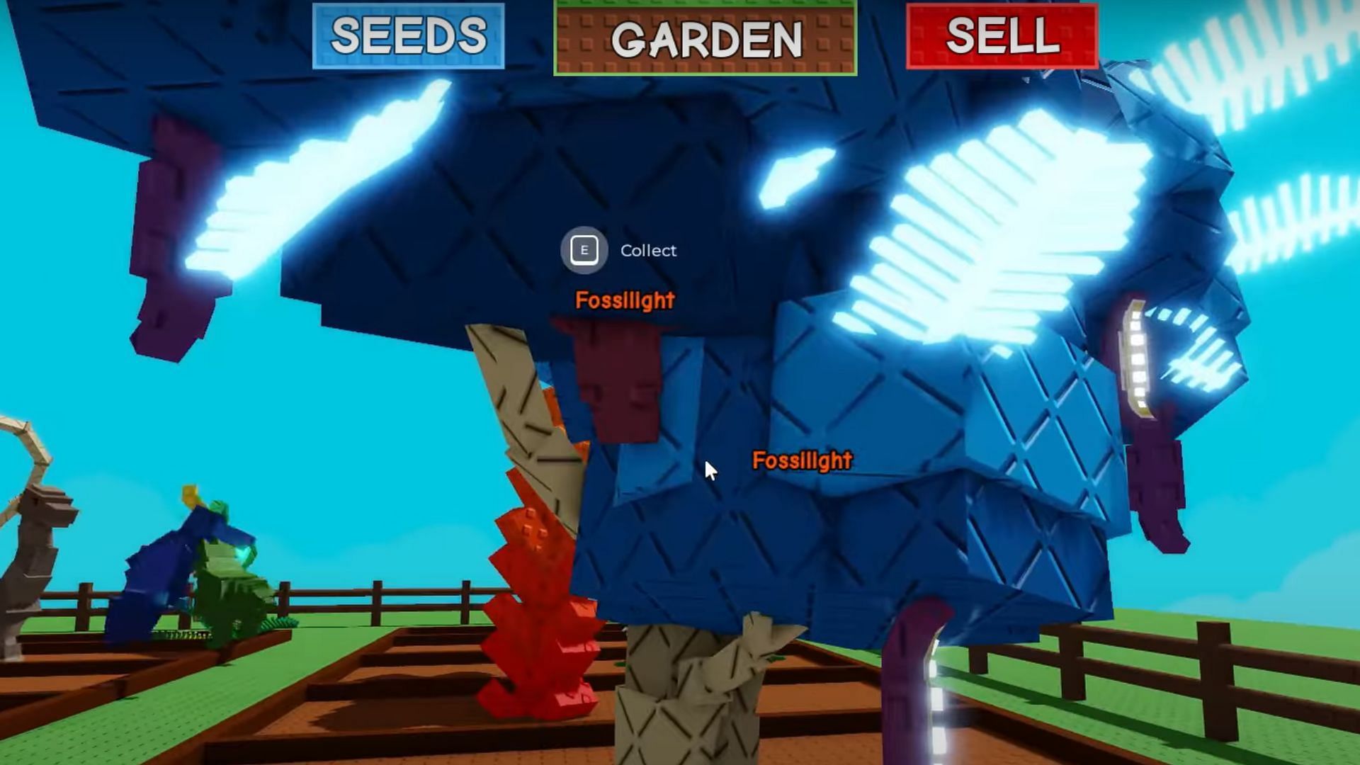 The Fossilight tree (Image via Roblox)